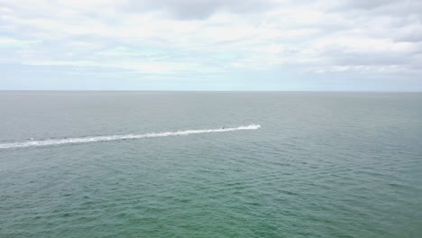 Drone-video-following-a-high-speed-speedboat-on-the-Kent-coastal-town-of-Reculver