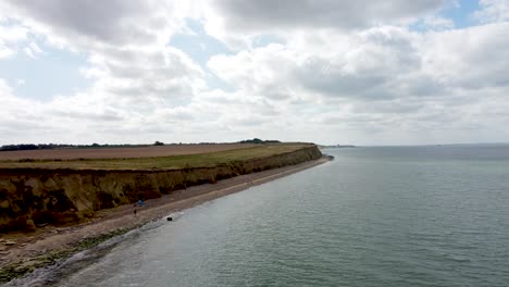 Drone-footage-showing-the-cliffs-at-Reculver-in-Kent