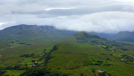 Maumturk-Mountains,-Maum,-Connemara,-County-Galway,-Ireland,-July-2021