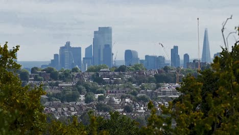 Distant-View-Of-Iconic-Buildings-Of-The-City-Of-London-From-Alexandra-Palace-In-United-Kingdom-At-Daytime