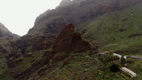 Aerial-shot-of-Roque-Masca-is-a-small-mountain-village-on-the-island-of-Tenerife
