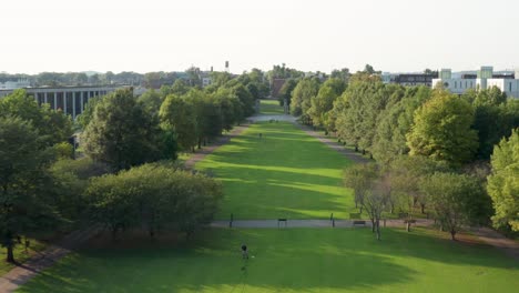 Aerial-of-Bicentennial-Mall-in-Nashville-Tennessee