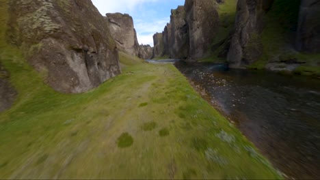 FPV-drone-flight-through-a-canyon-in-Iceland