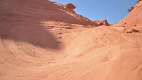 Formaciones-Rocosas-De-Arenisca-Roja-Cerca-Del-Cañón-Leprechaun-En-Utah,-Estados-Unidos