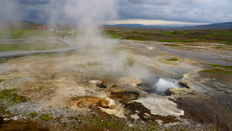 Geothermal-energy-of-Hveravellir-Volcano-or-Hot-spring-field-in-Iceland