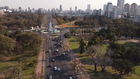 Vista-Panorámica-Del-Paisaje-Urbano-De-Buenos-Aires,-Argentina