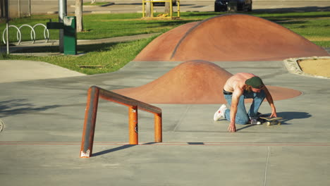 Skateboard-Scheitern