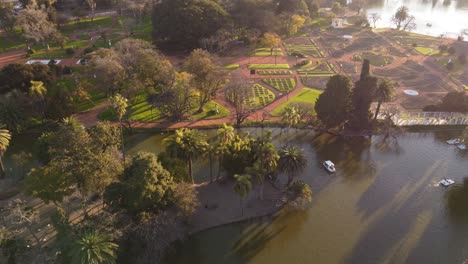 Palm-Palermo-rose-garden-island-Buenos-Aires-Argentina-aerial