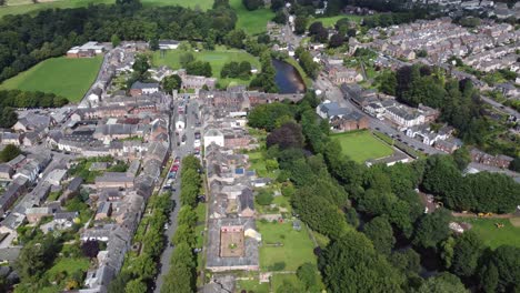 Appleby-En-Westmorland-Market-Town-En-Cumbria-Inglaterra-Imágenes-De-Drones-Alto-Pov
