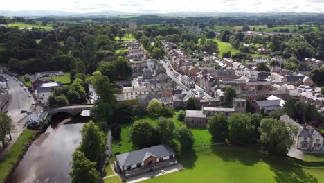 Appleby-in-Westmorland-market-town-in-Cumbria-England-aerial-footage