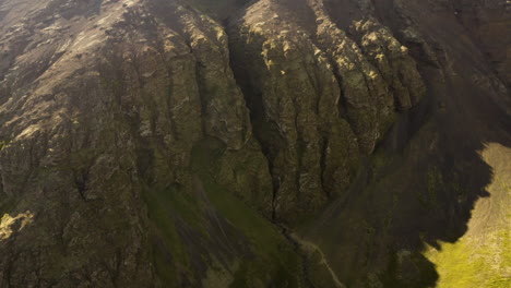 Beautiful-Rock-Formation-Of-Rauogeldsgja-Gorge-At-Snaefellsnes-Peninsula-In-Iceland