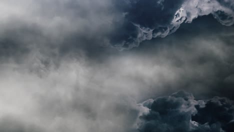4K-Dark-Cumulonimbus-Clouds-In-The-Sky,-Thunderstorm