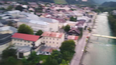 Lienz-De-Noche-Desde-Drone---Austria
