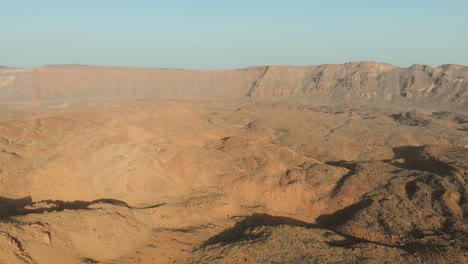 Desert-volcanic-landscape-in-red
