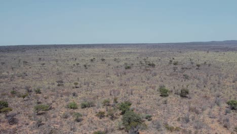 Vista-Del-Paisaje-Desierto-En-El-Parque-Nacional-De-La-Meseta-De-Waterberg-Cerca-De-La-Provincia-De-Limpopo-En-Namibia,-Sudáfrica