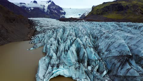 Svinafellsjökull-Gletscher-Im-Naturschutzgebiet-Skaftafell-In-Island