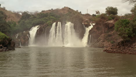 Flying-over-a-waterfall-in-kwanza-sul,-binga,-Angola-on-the-African-continent-9