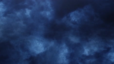 Cielo-Oscuro-Lleno-De-Nubes-Espesas-Y-Tormentas-Eléctricas