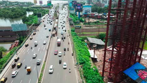 mumbai-bandra-highway-western-express-highway-mumbai-india-drone-traffic-moving-banners-on-side