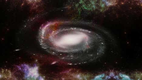 Vuelo-Espacial-4k-A-Las-Galaxias-De-La-Vía-Láctea.