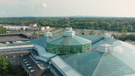 Aerial-of-Gaylord-Opryland,-Resort-and-Convention-Center-Hotel