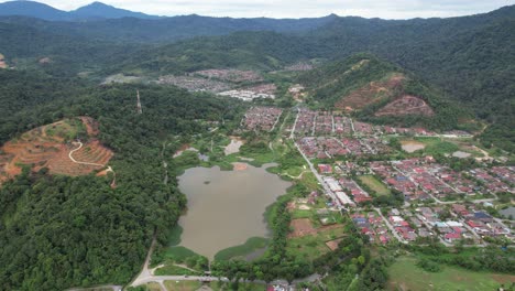 Schöne-Landschaft-Von-Serendah,-Selangor,-Malaysia