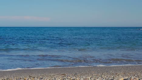 Empty-beach-on-the-Mediterranean-sea