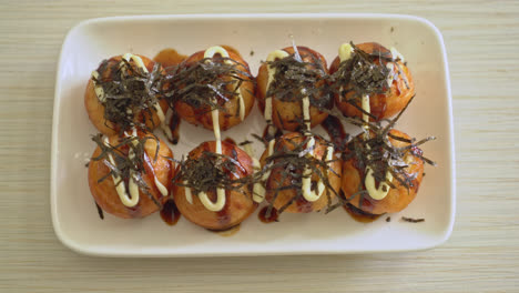 Takoyaki-ball-dumplings-or-Octopus-balls---Japanese-food-style