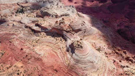 Moab,-Utah:-Usa,-Rote-Klippen,-Blick-Auf-Die-Schlucht