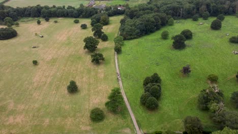 Aerial-Past-Goodnestone-Park-Stately-Home-And-Garden-Lawns