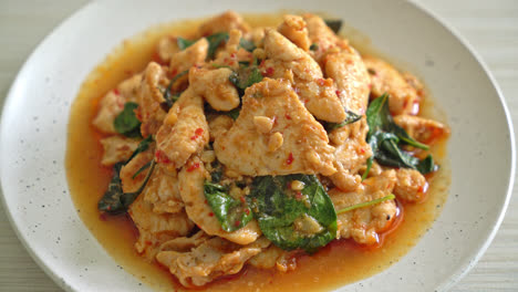 Stir-Fried-Chicken-with-Chili-Paste-or-Chilli-Paste---Asian-food-style