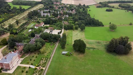 Aerial-Over-Goodnestone-Park-Stately-Home-And-Gardens