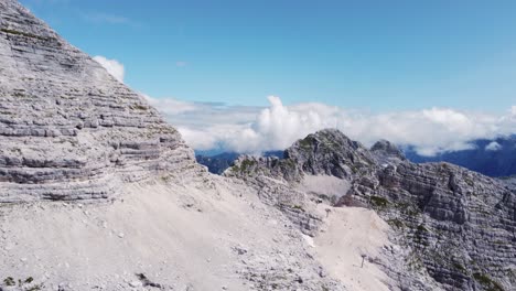 AERIAL-Drone-Flying-Towards-Huge-Alpine-Peaks