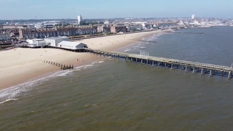 Lowestoft-Norfolk-UK-Pier-summer-2021-drone-footage