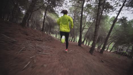 Winter-running-practice-on-rough-terrain-Barcelona
