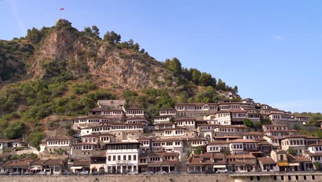Incredible-scenery-at-UNESCO-World-Heritage-site-of-Berat-in-Albania