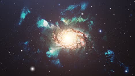 Galaxia-4k-Flotando-Y-Moviéndose-En-El-Universo.