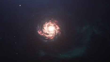 Galaxia-4k-Moviéndose-En-El-Universo-Oscuro