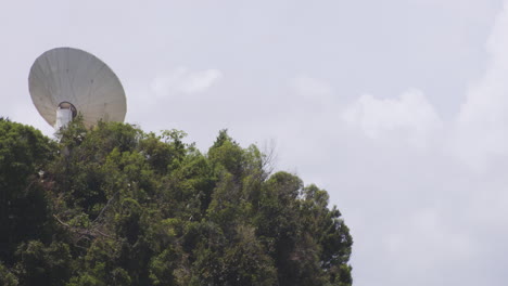 Radio-Telescope-At-Arecibo-Observatory-In-Barrio-Esperanza,-Arecibo,-Puerto-Rico