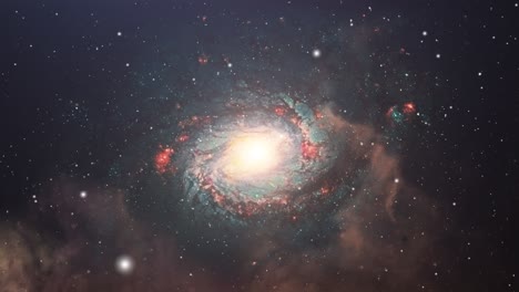 Las-Galaxias-Giran-Y-Se-Mueven-Y-Las-Estrellas-Están-Dispersas-En-El-Universo