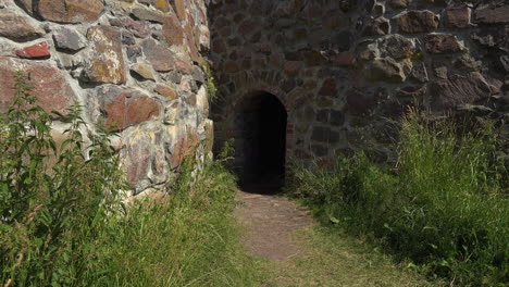 A-view-of-an-entrance-inside-the-fortress-in-Russia