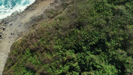 Najayo-beach-in-Dominican-Republic.-Aerial-top-down-forward
