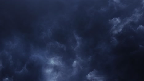 4k-dark-and-moving-cumulonimbus-clouds,-thunderstorm