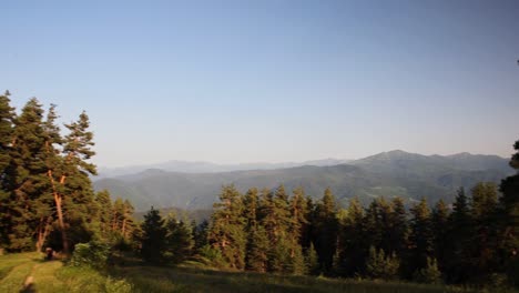 Hilltop-Views-Of-Trees-And-Stunning-Landscape-Of-Borjomi-In-Georgia