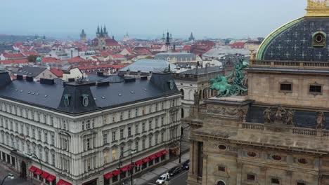 Aerial-cinematic-view-of-Prague,-Czech-Republic