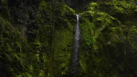 Kleiner-Wasserfall-Am-Berg-Mit-Fluss