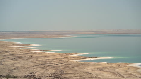 Dead-Sea-Coastline,-Jordan