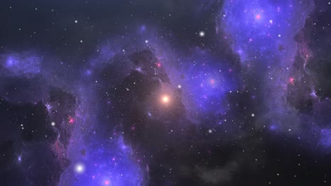 Universo-4k,-Partículas-De-Polvo-Y-Nubes-Nebulosas-Moviéndose-En-El-Espacio