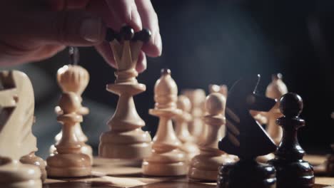 A-game-of-chess-and-a-timid-move-with-a-queen