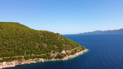 Vista-Panorámica-De-La-Famosa-Playa-De-Prapratno-En-La-Península-De-Peljesac-En-Dalmacia,-Croacia